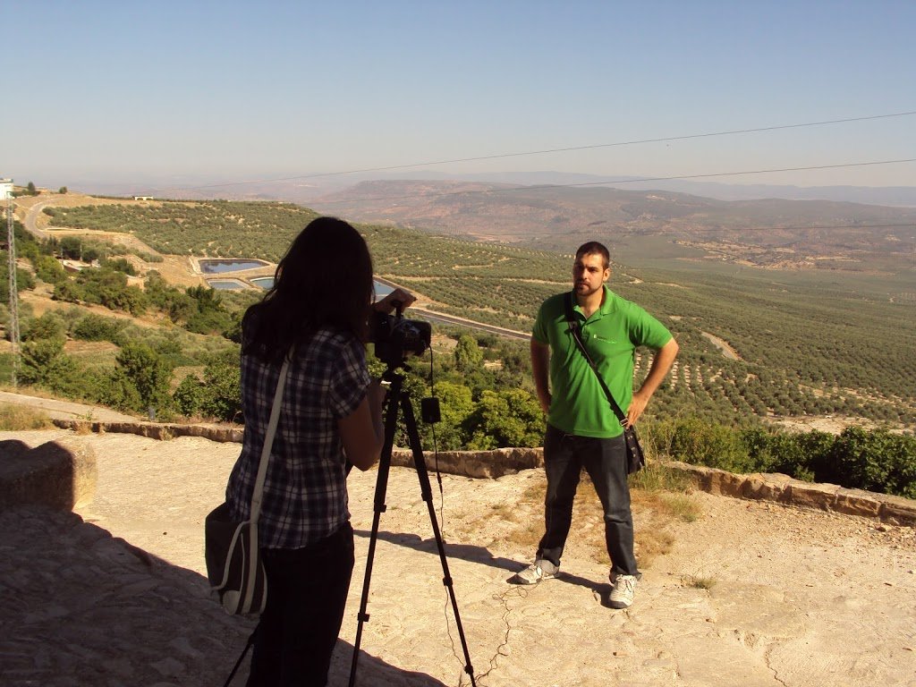 SEMER Turismo participa en la grabación de un reportaje  sobre Sabiote