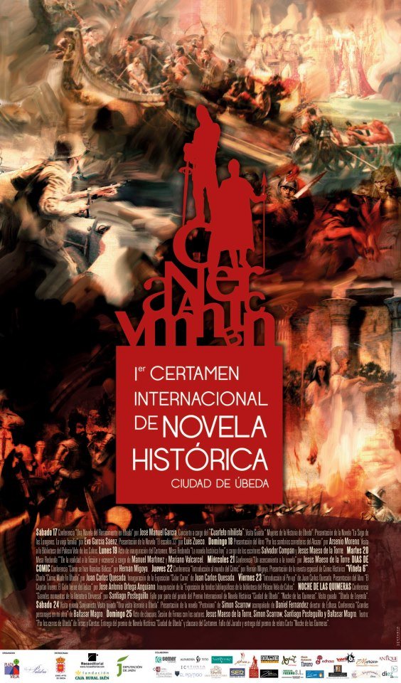 Cartel Oficial del Certamen Internacional de Novela Histórica 