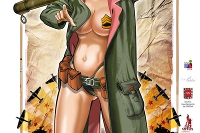 Noticia Ideal de Jaén:Exposición de ilustraciones al estilo 'Pin up' del ubetense Juan Carlos Quesada