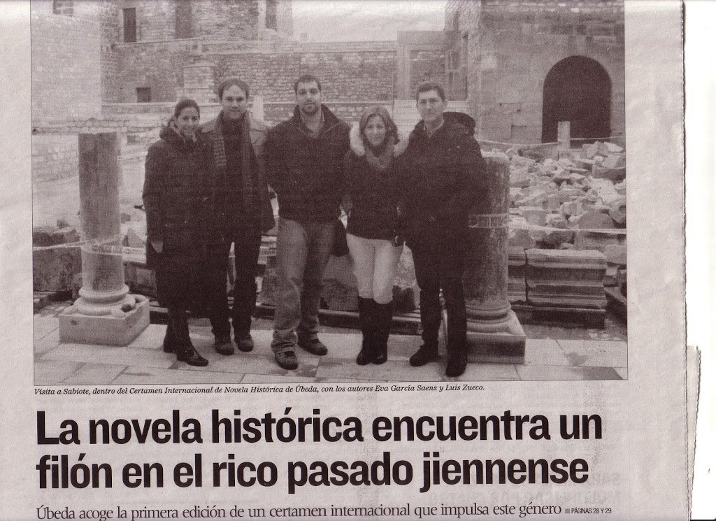 Portada Paisajes Culturales del Diario Jaén dedicada al Certamen Internacional de Novela Histórica 
