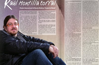 Reportaje al Ganador del Certamen Internacional de Novela Histórica 