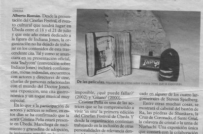Noticia Cinefan Festival de Úbeda en el IDEAL