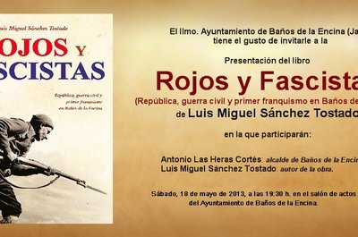 Nuevo libro de Sanchez Tostado:Rojos y Fascistas
