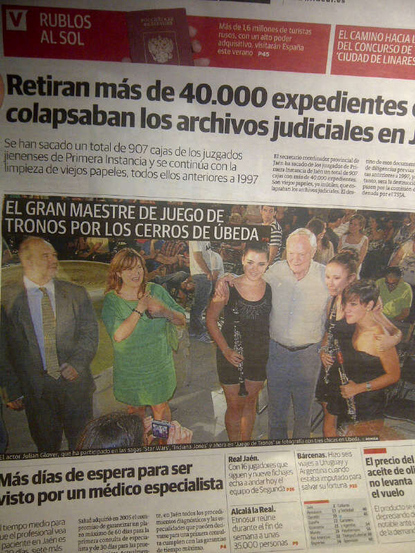 Cinefan Festival portada del IDEAL de hoy!!!