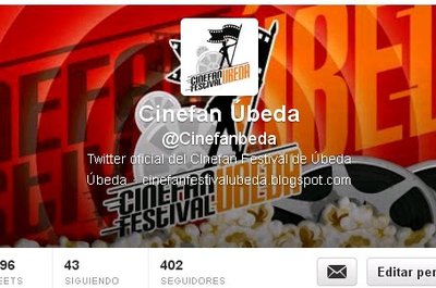 400 seguidores en el twitter del Cinefan Festival