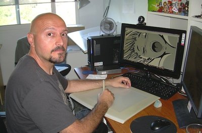 Noticia IDEAL:Jordi Bayarri y su serie de humor y erotismo 'Magia y Acero' estarán en el Festival de Cómic Europeo