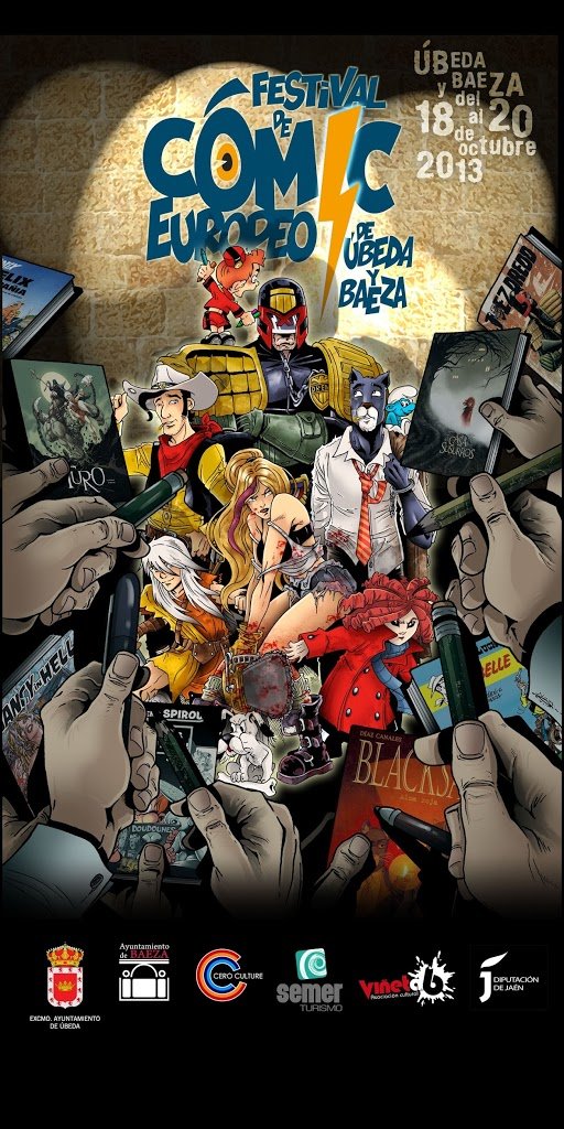 Cartel del Festival de Cómic Europeo de Úbeda y Baeza