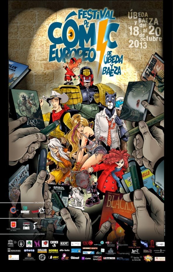 Cartel Festival de Cómic Europeo de Úbeda y Baeza