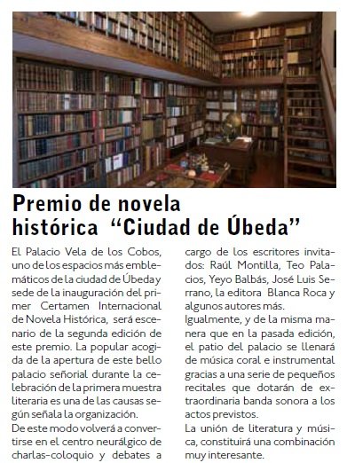 Noticia aparecida en la revista de viajes 