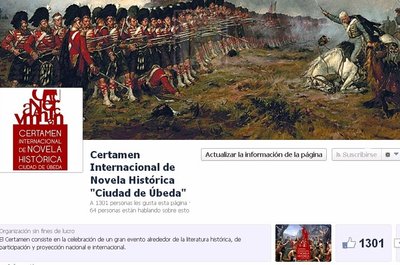 1300 seguidores del Certamen de Novela Histórica 
