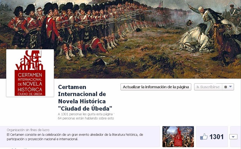 1300 seguidores del Certamen de Novela Histórica 