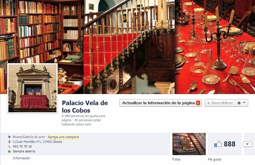 888 seguidores para el Palacio Vela de los Cobos