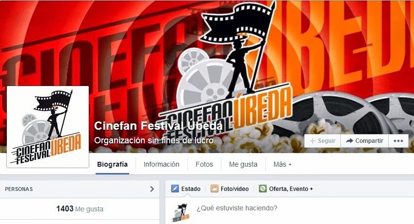 Superamos los 1400 seguidores en el Cinefan Festival