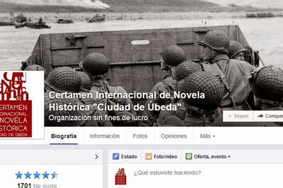 1700 seguidores en el Facebook del Certamen Internacional de Novela Histórica 