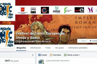 Alcanzamos los 1300 seguidores en el Festival de Cómic Europeo de Úbeda y Baeza