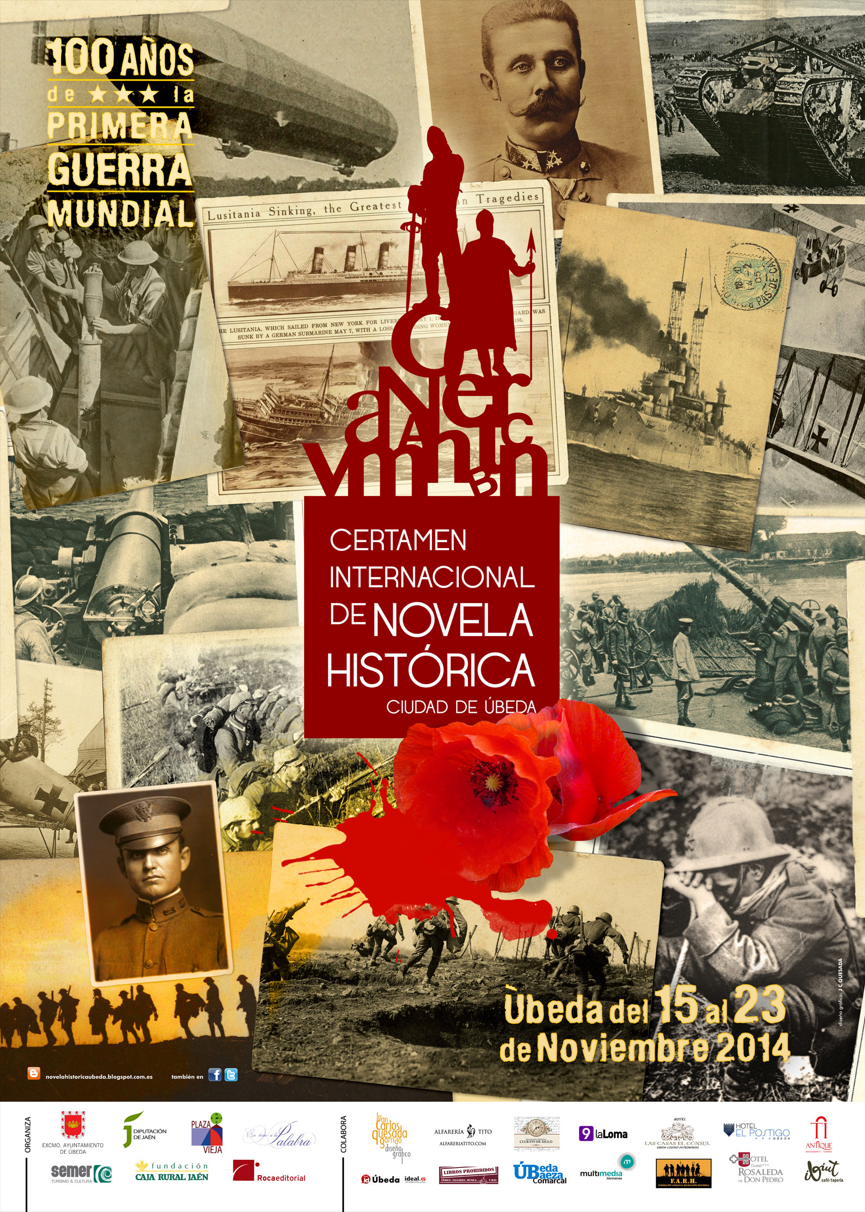 Cartel de la III Edición del Certamen Internacional de Novela Histórica 