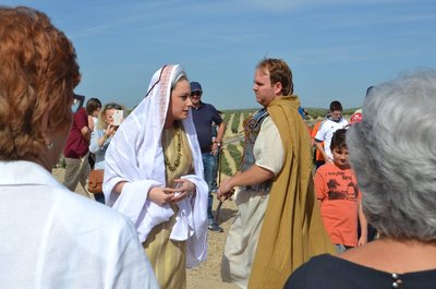 Última visita teatralizada a Cástulo de la temporada