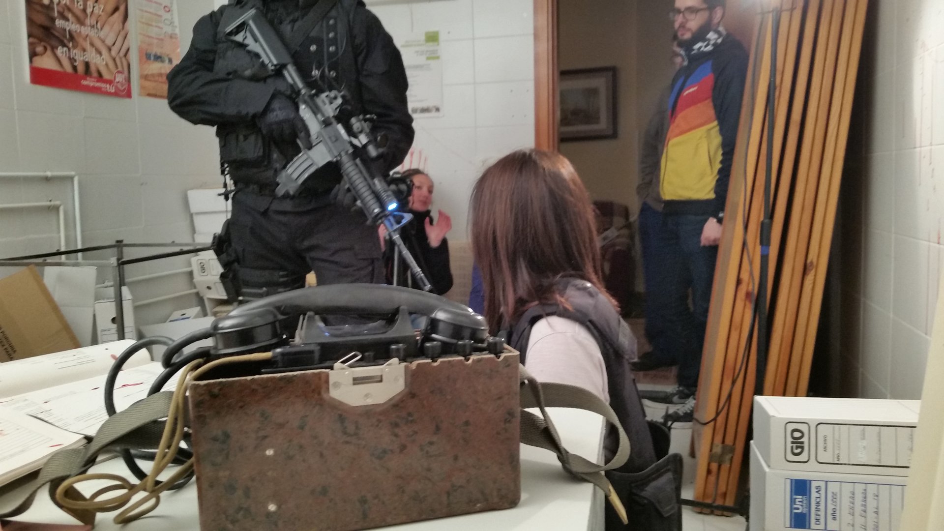 Foto del rodaje  