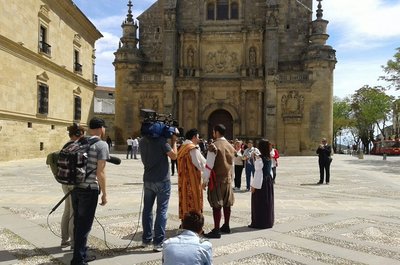 El periodista Peter Greenbag conoce el renacimiento de Úbeda con SEMER