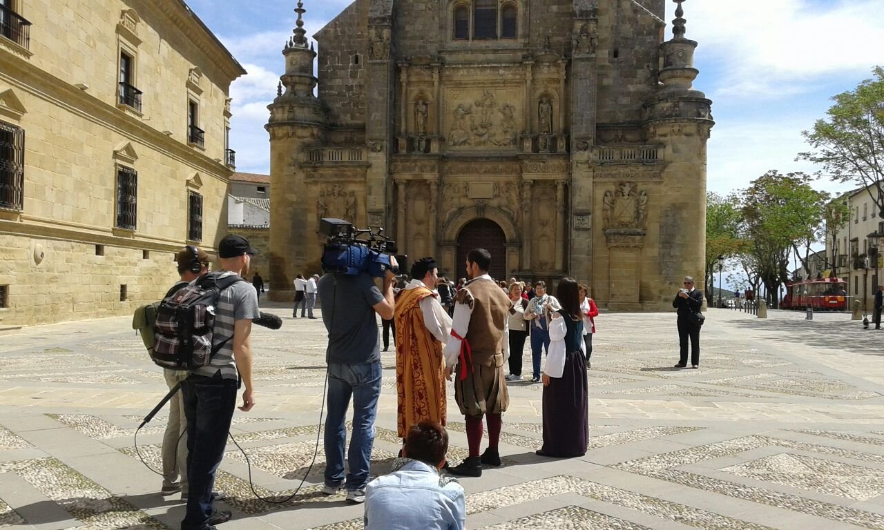 El periodista Peter Greenbag conoce el renacimiento de Úbeda con SEMER