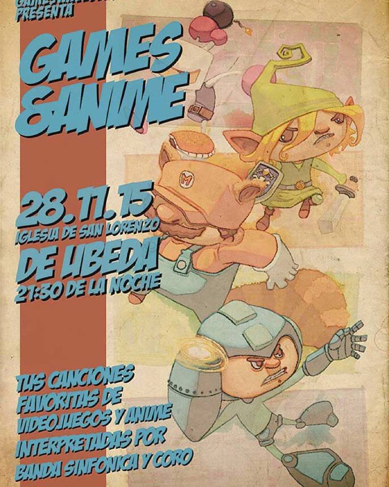 Cartel del concierto del Festival de Cómic Europeo de Úbeda y Baeza