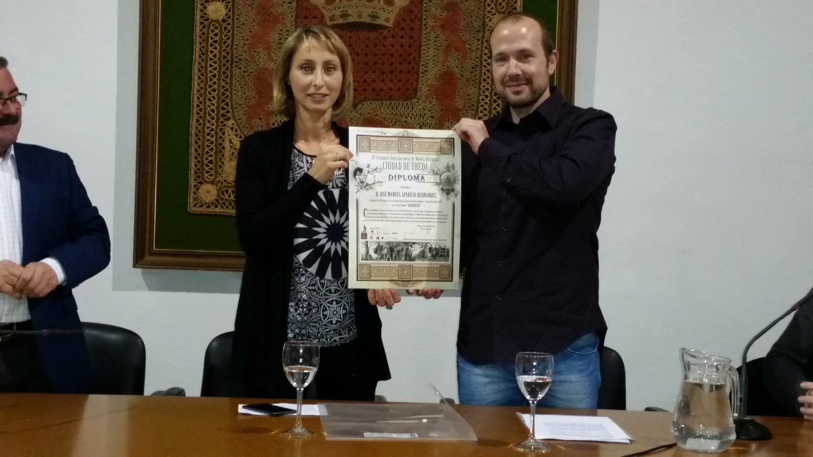 Imágen de la entrega del IV Premio de Novela Histórica 