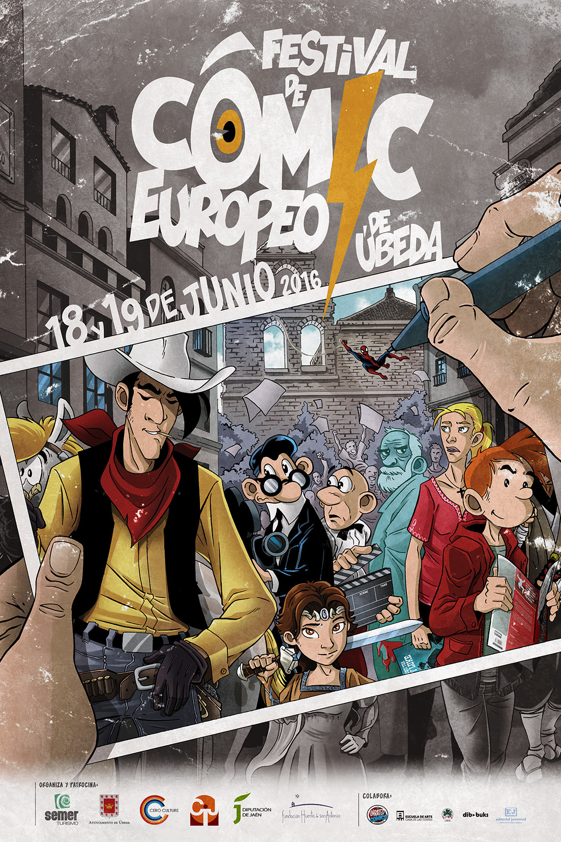 Cartel del Festival de Cómic Europeo de Úbeda
