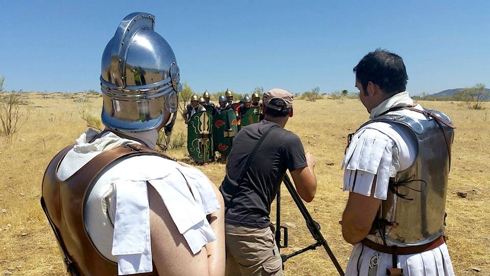 Grabación con TVE y el Grupo de Recreación del Certamen
