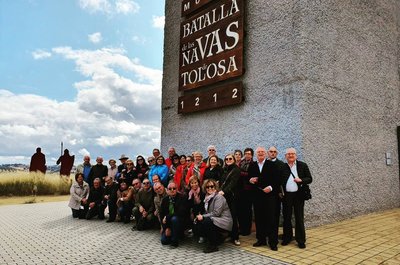Grupo en el Museo de la Batalla de las Navas de Tolosa
