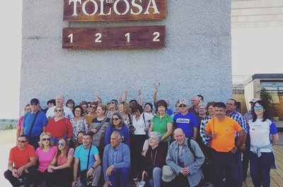 Grupo en el Museo de la Batalla de las Navas de Tolosa