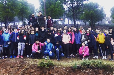 Grupo en el Museo de la Batalla de las Navas de Tolosa