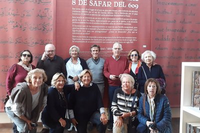 Grupo en el Museo de la Batalla de las Navas de Tolosa