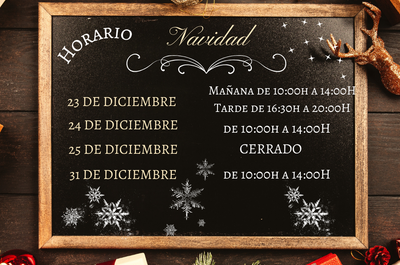HORARIO ESPECIAL NAVIDAD 2025