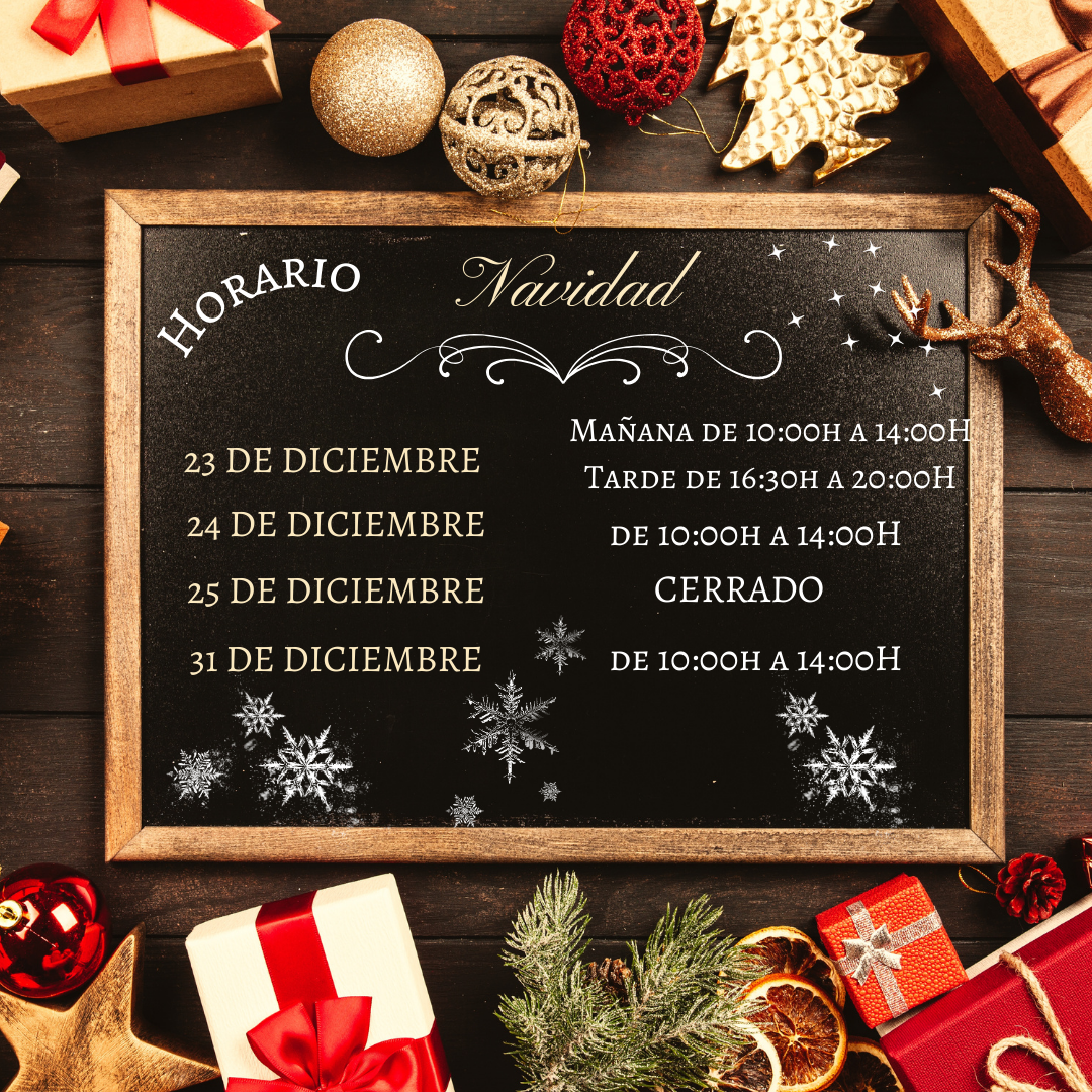 HORARIO ESPECIAL NAVIDAD 2025