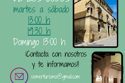 HORARIO VERANO PALACIO VELA DE LOS COBOS 
